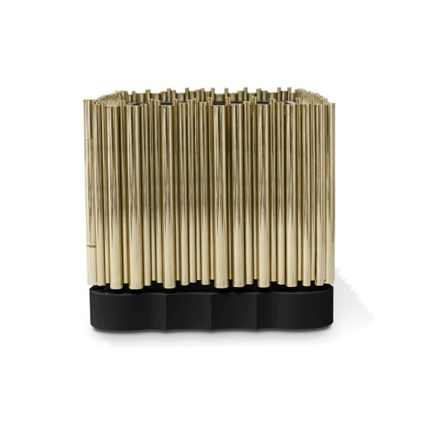 Pair Symphony Nightstand - Hand-Crafted Gold Plated Brass - Boca do Lobo - Image 3