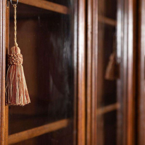Monumental Early 19thC English Mahogany Glazed Library Bookcase - Image 10