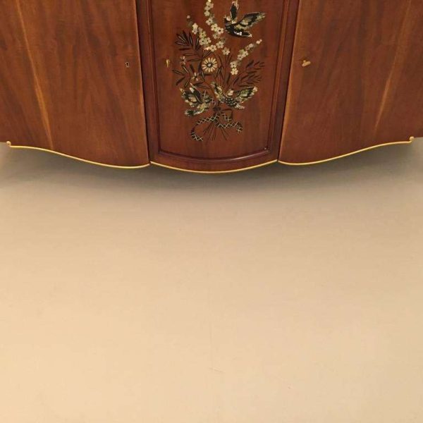French Art Deco Mother-of-Pearl Inlay Butterfly Buffet by Jules Leleu - Image 6