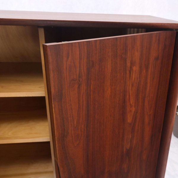 Vladimir Kagan Walnut Dresser Two Door Cabinet Chifforobe on Slayed Legs Mint! - Image 8