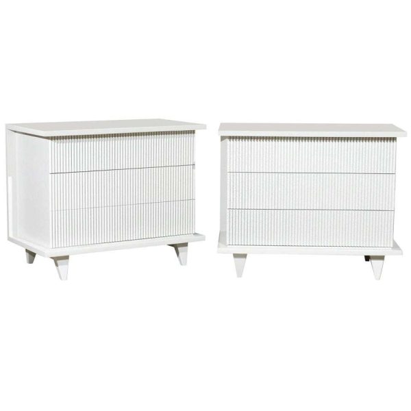 Exceptional Pair of Modern Commodes by American of Martinsville, circa 1950