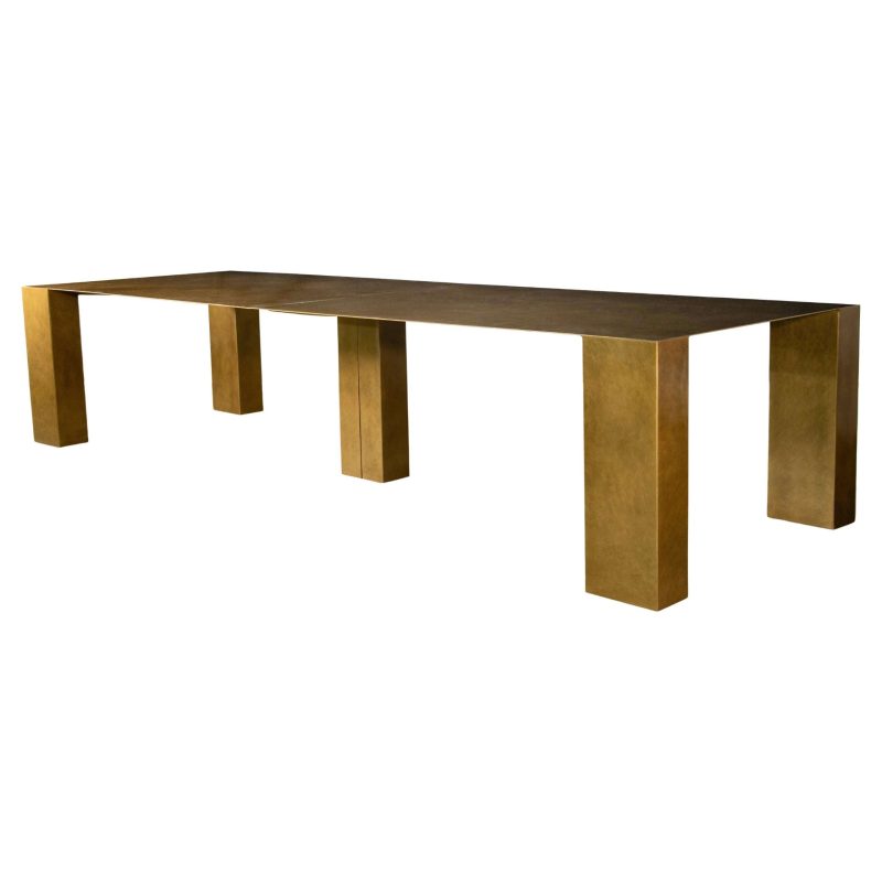 Modern Bronze Customizable Dining Table from Costantini, Alonzo
