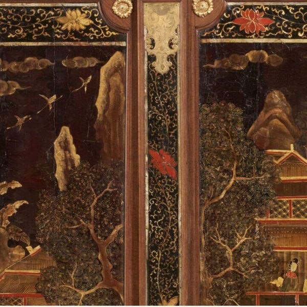 Rare Louis XV Ormolu-Mounted Tulipwood and Chinese Lacquer Cabinet - Image 4