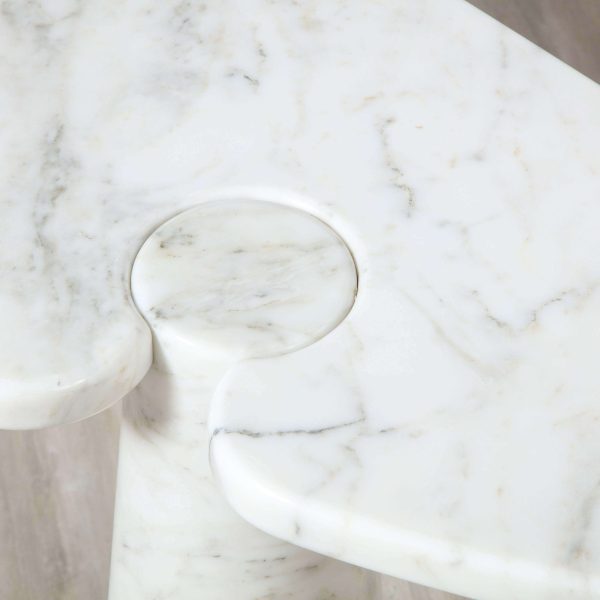 Angelo Mangiarotti 'Eros' Carrara Marble Console Table - Image 6