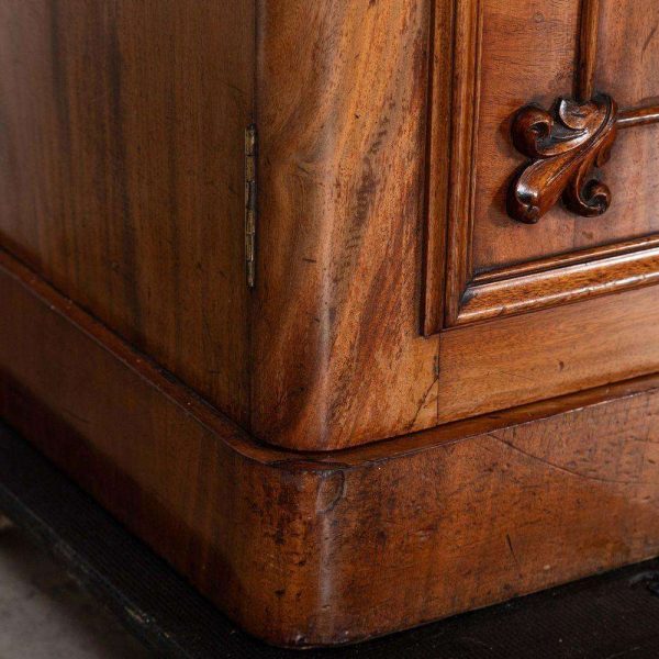 Monumental Early 19thC English Mahogany Glazed Library Bookcase - Image 16