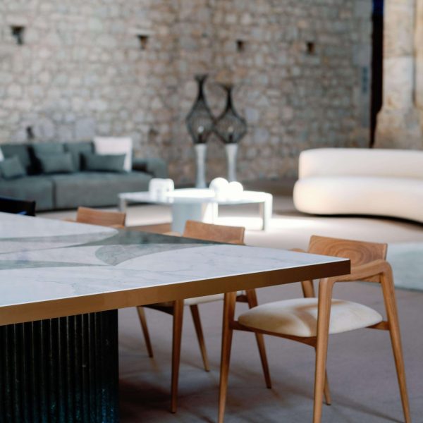 Modern Anjos Dining Chairs Set/6, Leather Oak, Handmade Portugal by Greenapple - Image 12