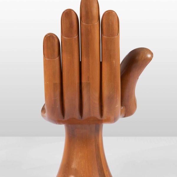 Pedro Friedeberg Iconic Wood Hand Chair, 1960s - Image 2
