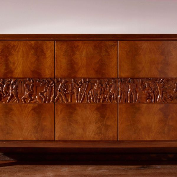Osvaldo Borsani Unique Large Credenza, Arredamenti Borsani Varedo, Italy, 1940s - Image 3