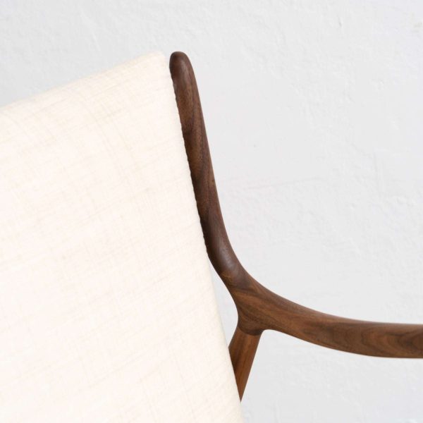 Finn Juhl 45 Chair, Wood and Fabric - Image 9