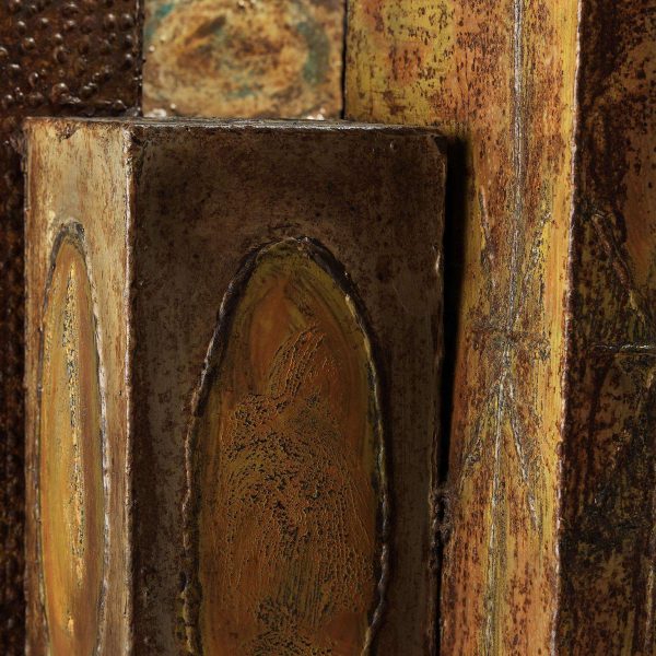 Paul Evans 'Skyline' Coffee Table in Welded and Patinated Steel - Image 5