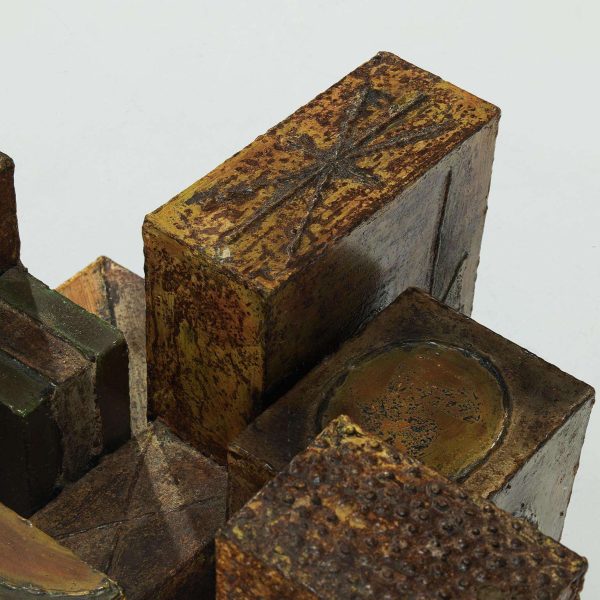 Paul Evans 'Skyline' Coffee Table in Welded and Patinated Steel - Image 7