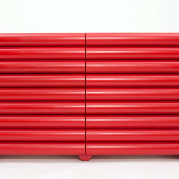 Bubble Bureau Dresser in Super Red Lacquer by Steven Bukowski - Image 5