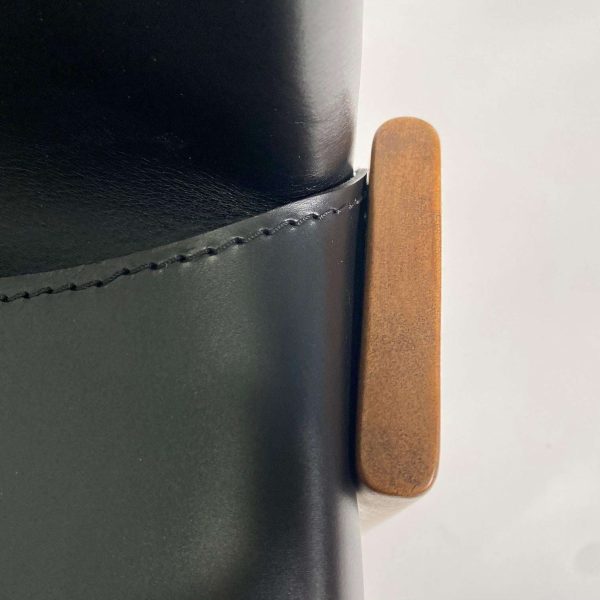 Set of 6 Monk Leather Chairs by Afra & Tobia Scarpa for Molteni, Italy 1974 - Image 7