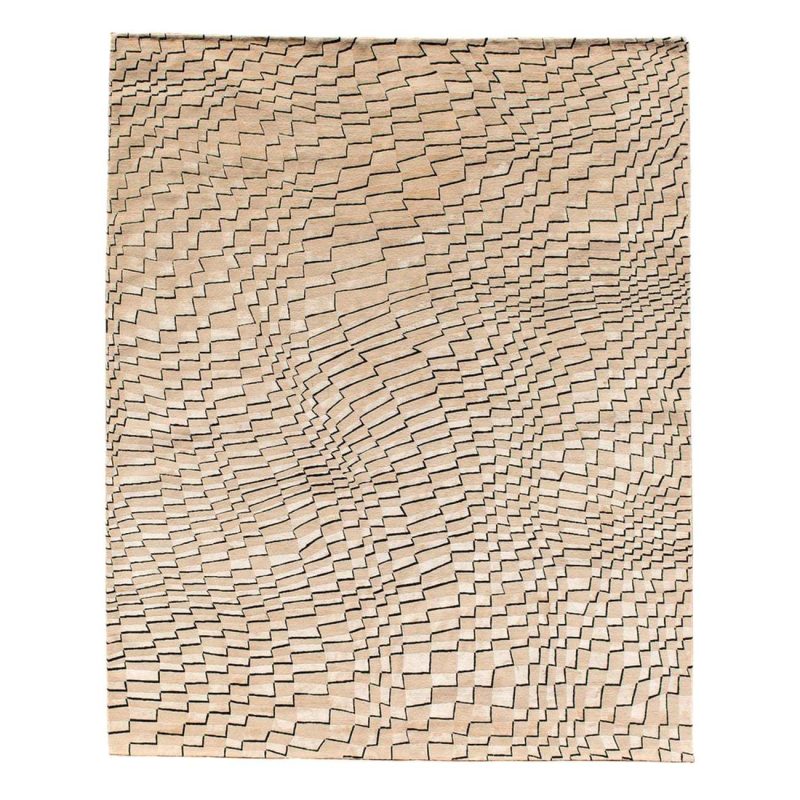 Medium Hand Knotted "Onda" Rug, Florian Pretet and Lisa Mukhia Pretet