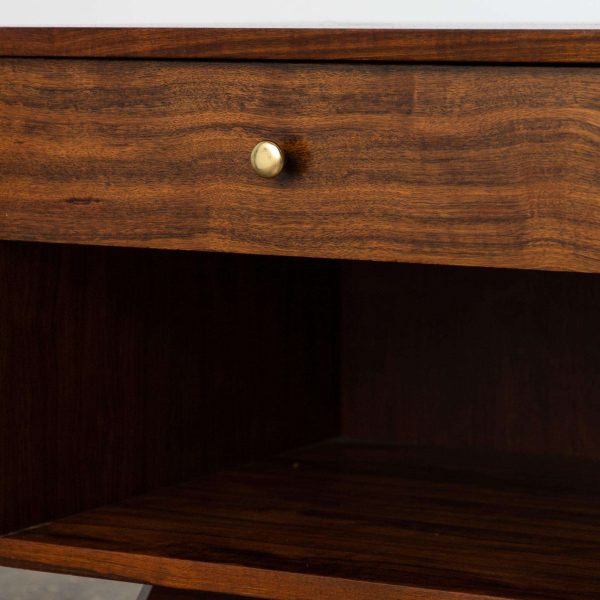 George Nakashima Origins Nightstands for Widdicomb, Walnut - Pair - Image 7