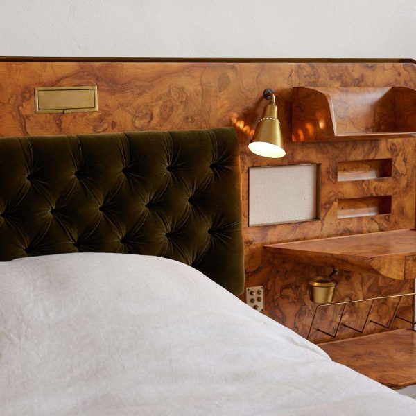 Gio Ponti Headboard and Bedframe with Attached Nightstands - Image 8