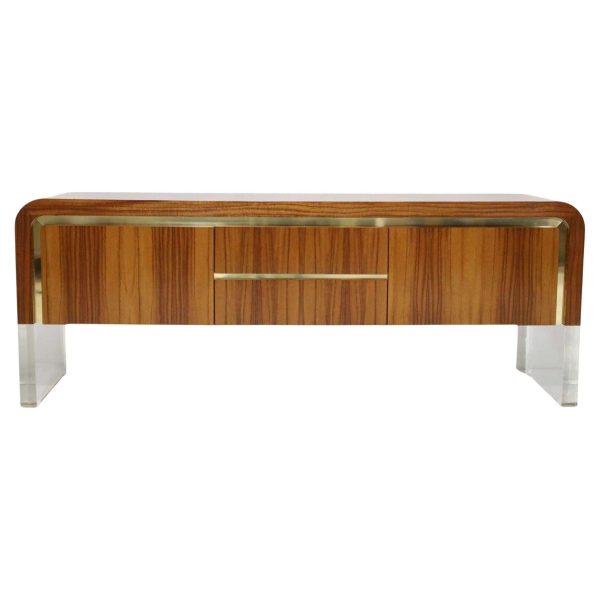Vladimir Kagan Ribbon Sideboard/Credenza in Tawi Wood