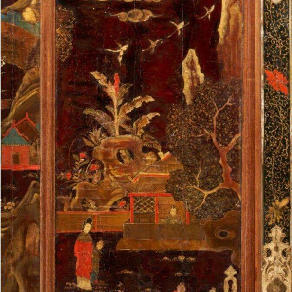 Rare Louis XV Ormolu-Mounted Tulipwood and Chinese Lacquer Cabinet - Image 9