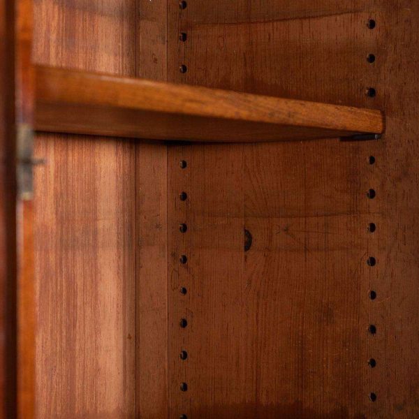 Monumental Early 19thC English Mahogany Glazed Library Bookcase - Image 18