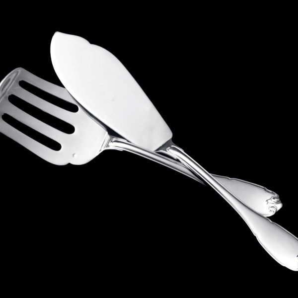 Puiforcat (Hermes) - 299pc. Antique French Sterling Silver Flatware Set, Vauban - Image 7