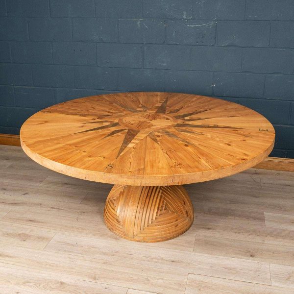 20th Century "Rosa Dei Venti" Table by Mario Ceroli for Poltronova, Italy c.1970 - Image 3