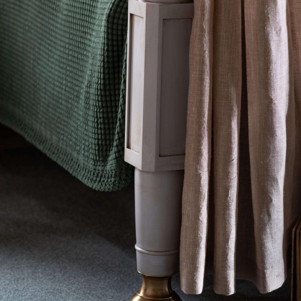 21st Century The King's Bed Solid Oak and Tented Steel Superstructure - Image 7