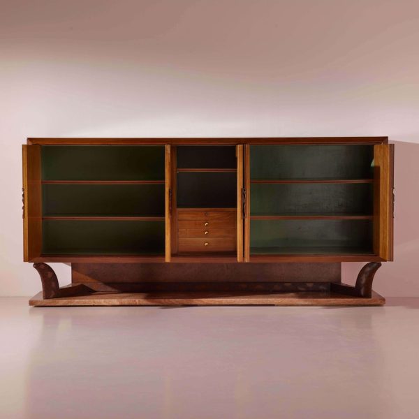 Osvaldo Borsani Unique Large Credenza, Arredamenti Borsani Varedo, Italy, 1940s - Image 5