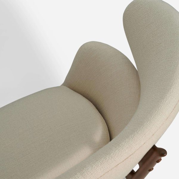 Finn Juhl Rare Important Sofa Walnut Fabric, Baker Furniture United States 1951 - Image 11