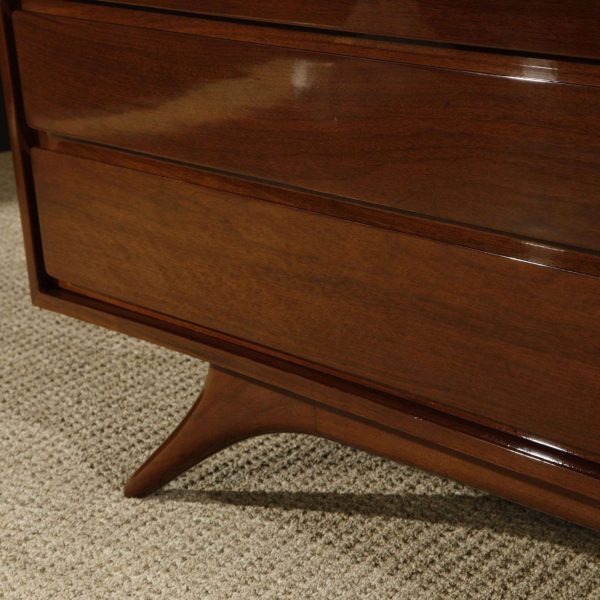 Important Double Dresser by Vladimir Kagan for Kagan-Dreyfuss, 1950s, Signed - Image 8