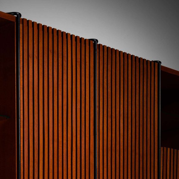 Taichiro Nakai for La Permanente Mobili Cantù Wall Cabinet in Teak - Image 9