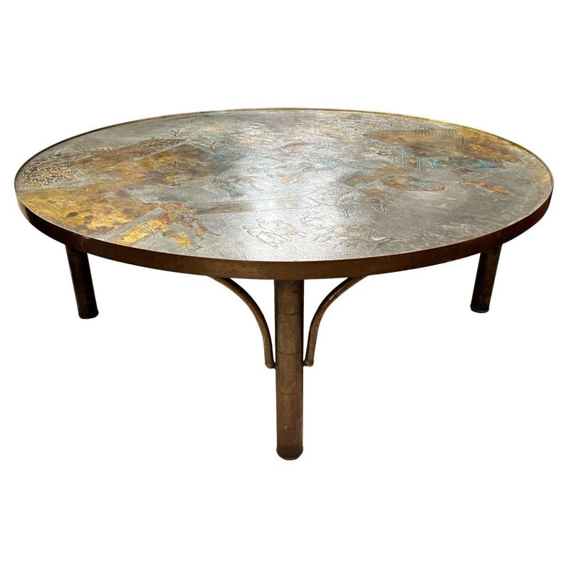 Large Round Coffee Table by LaVerne