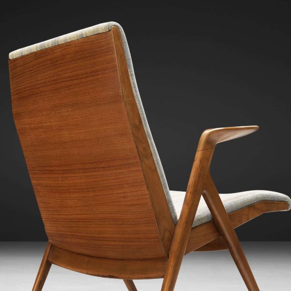 Pair of Taichiro Nakai Armchairs in Cherry Wood - Image 5