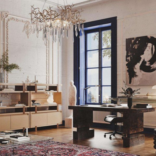 Zone Desk - Walnut Root by Hermhaus - Image 4