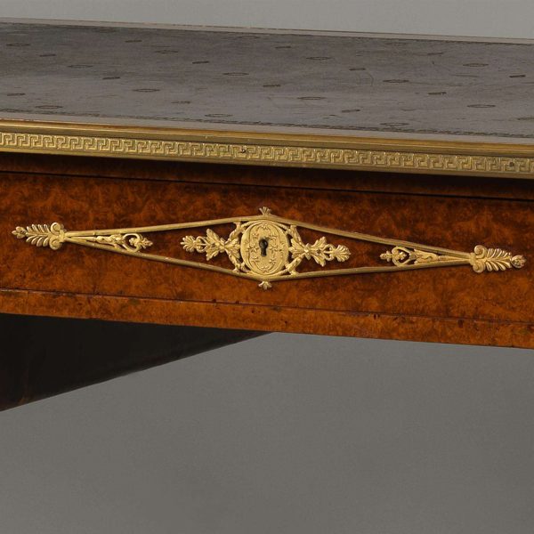 Empire Style Gilt-Bronze Mounted Bureau Plat by Maison Forest, circa 1900 - Image 5