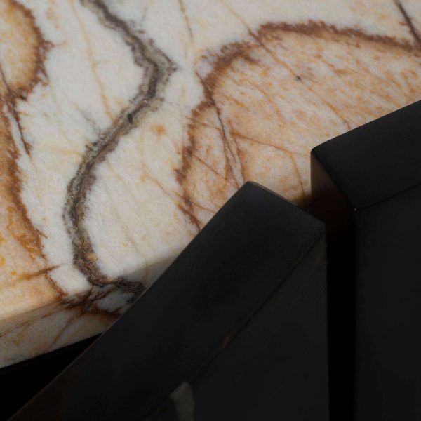 Sahara Cocktail Cabinet, Noir Marble, Handmade by Greenapple - Image 8