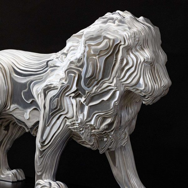 Lion Polished Sculpture - Image 9