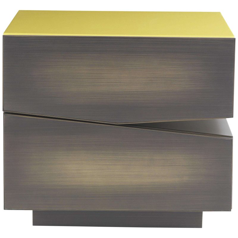 Pair 21st Century Martinica Night Tables 2 Drawers by Roberto Cavalli Home Interiors