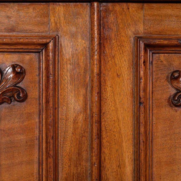 Monumental Early 19thC English Mahogany Glazed Library Bookcase - Image 17