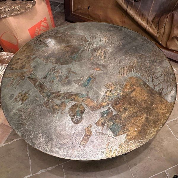 Large Round Coffee Table by LaVerne - Image 6