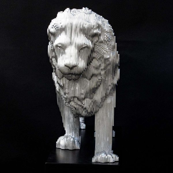 Lion Polished Sculpture - Image 3