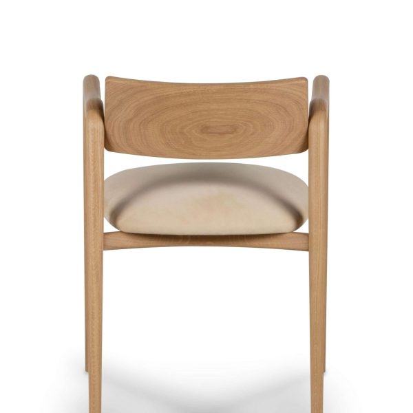 Modern Anjos Dining Chairs Set/6, Leather Oak, Handmade Portugal by Greenapple - Image 11