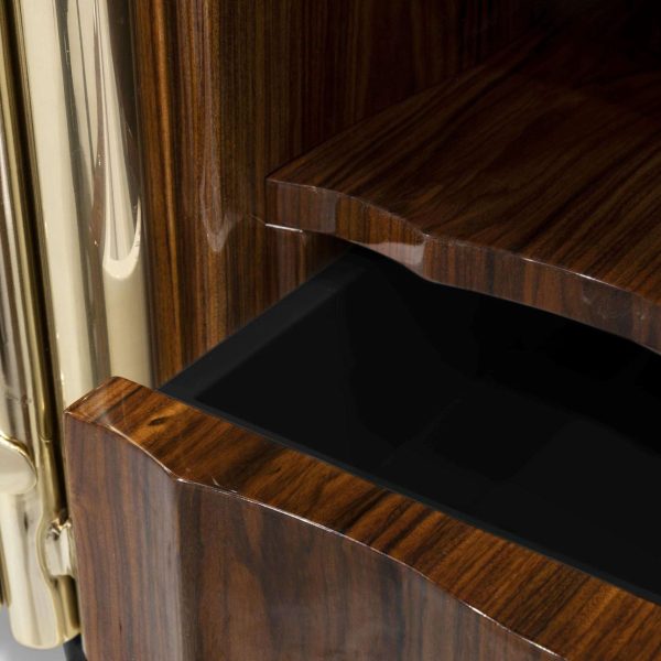 Pair Symphony Nightstand - Hand-Crafted Gold Plated Brass - Boca do Lobo - Image 8