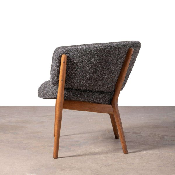 Nanna Ditzel Classic Vintage Scandinavian Model 83 Armchairs in Oak, 1950s - Image 3
