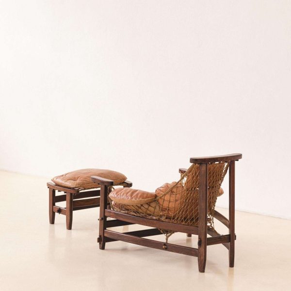 Jangada with Ottoman Armchair by Jean Gillon, Brazilian Midcentury Design, 1968 - Image 10