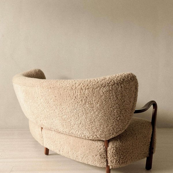 Rare Vintage Viggo Boesen Sofa in Shearling, Produced by Hos Wulff, Denmark 1930 - Image 14