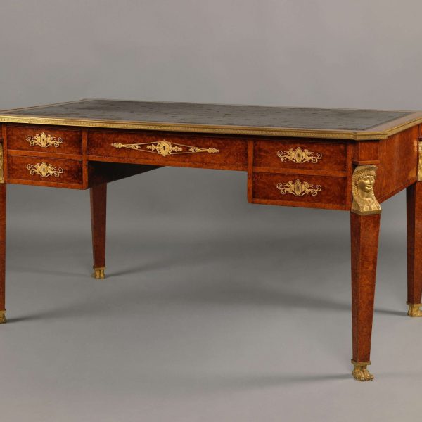 Empire Style Gilt-Bronze Mounted Bureau Plat by Maison Forest, circa 1900 - Image 2