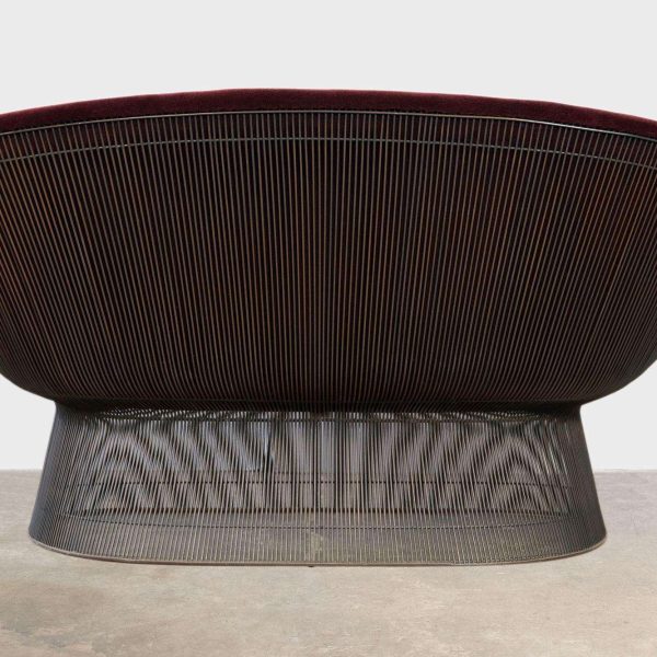 Platner Collection 1966 Rare Early Production Settee in Bronze by Warren - Image 4