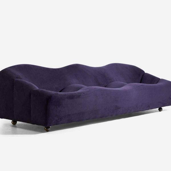 Pierre Paulin ABCD Sofa in Purple Velvet, Artifort, Netherlands, 1960s - Image 2