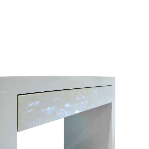Pair of Pearl Front Bedside Tables by Lobel Originals - Image 6