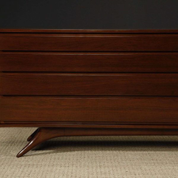 Important Double Dresser by Vladimir Kagan for Kagan-Dreyfuss, 1950s, Signed - Image 11